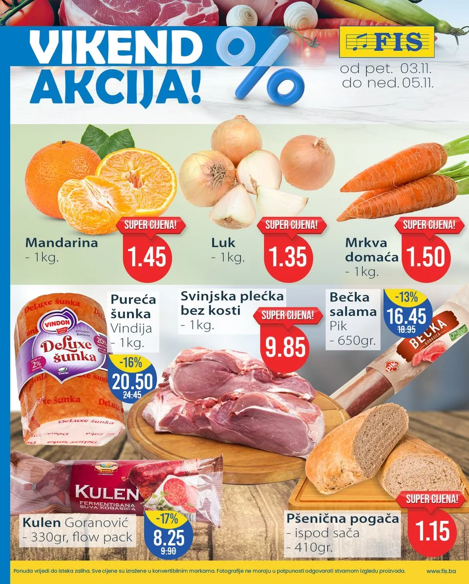 Fis vikend akcija 3-5.11.2023.