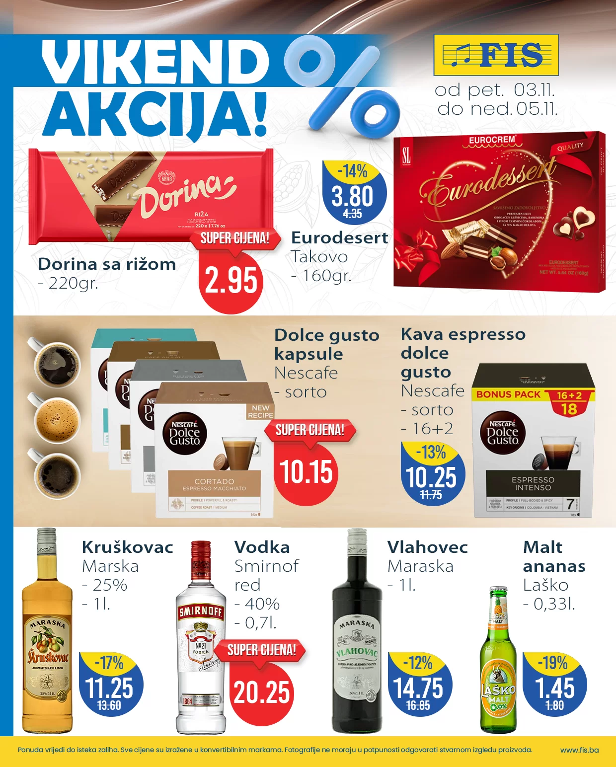 Fis vikend akcija 3-5.11.2023.
