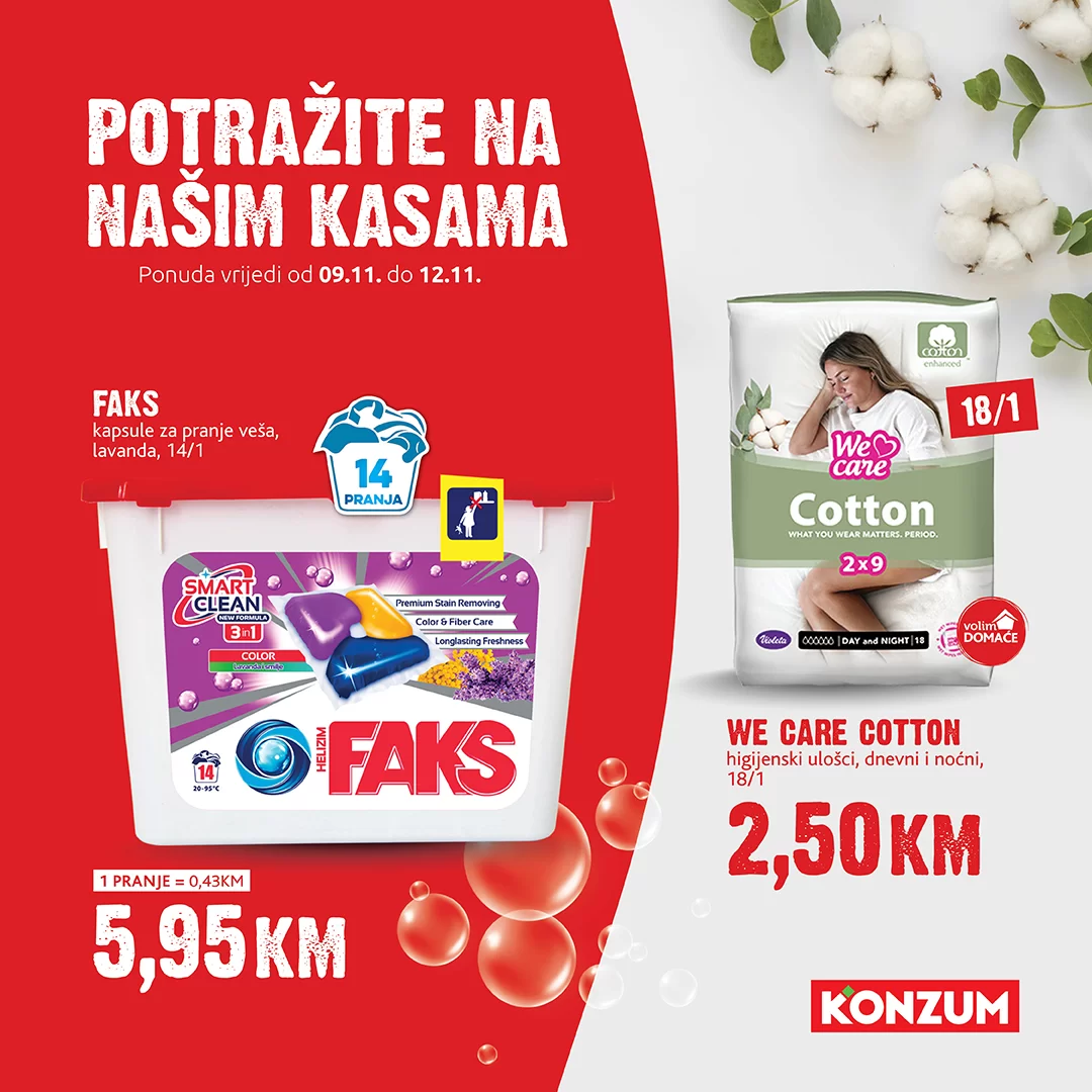 Konzum AKCIJA NA KASAMA