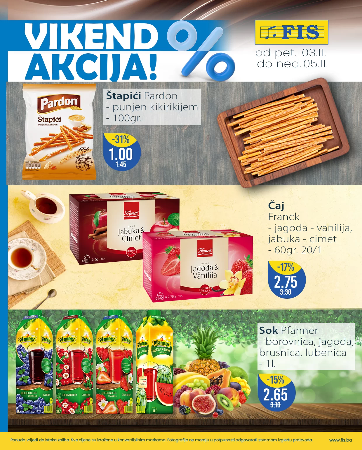 Fis vikend akcija 3-5.11.2023.