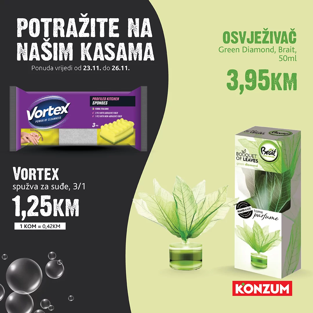 Konzum AKCIJA NA KASAMA 23-26.11.2023.