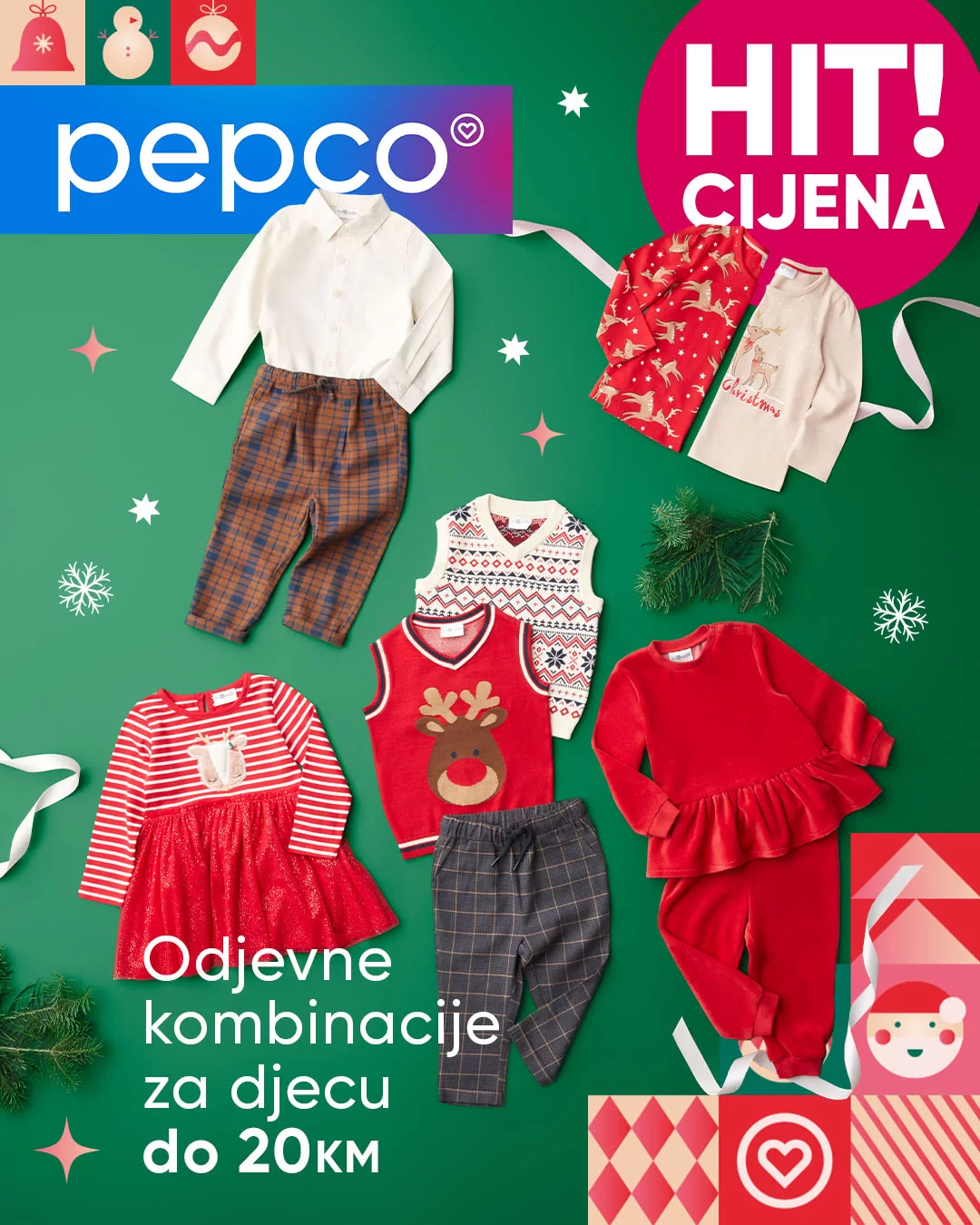 Pepco BiH ⇢ODJEVNE KOMBINACIJE samo 20 KM