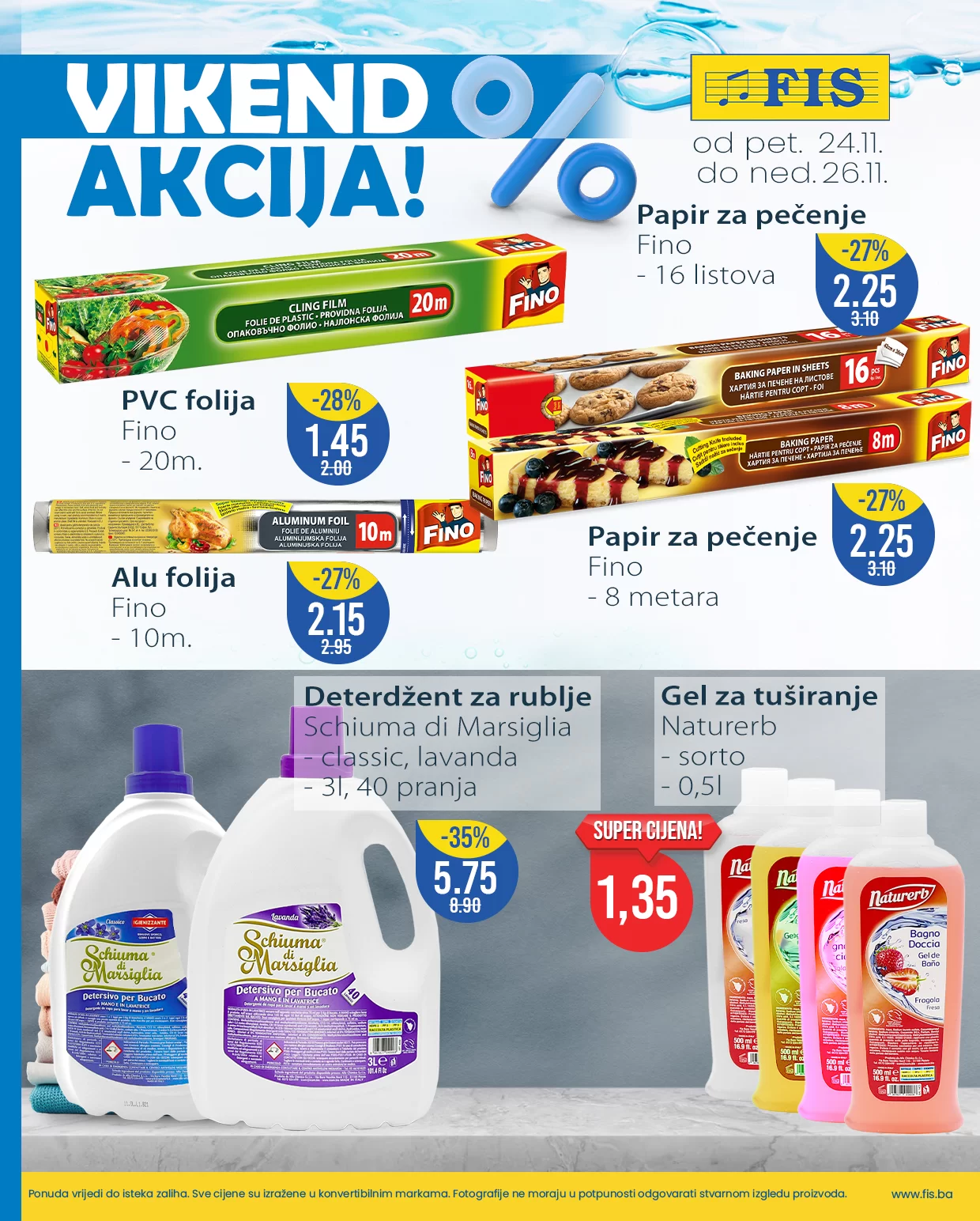 Fis vikend akcija 24-26.11.2023.