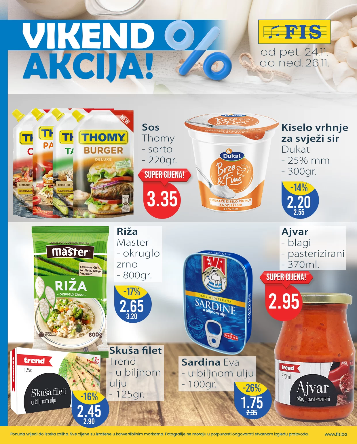 Fis vikend akcija 24-26.11.2023.