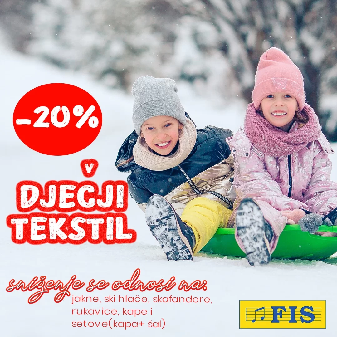 Fis vikend akcija TEKSTIL & OBUĆA 1-3.12.2023.