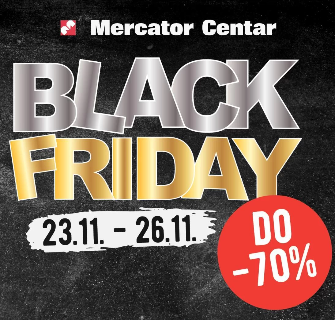 Mercator BLACK FRIDAY - SNIŽENJE DO 70%