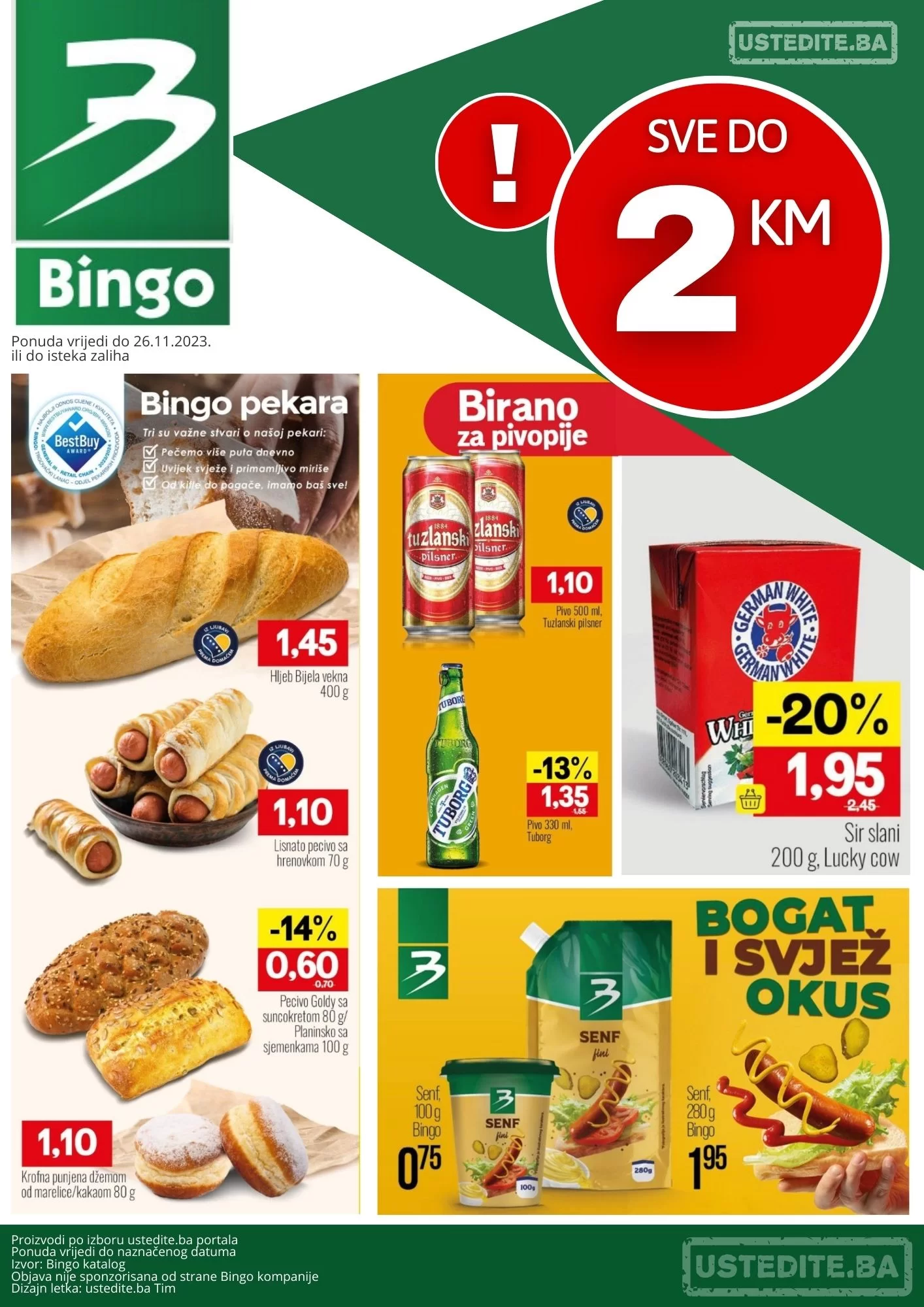 Bingo SVE DO 2 KM