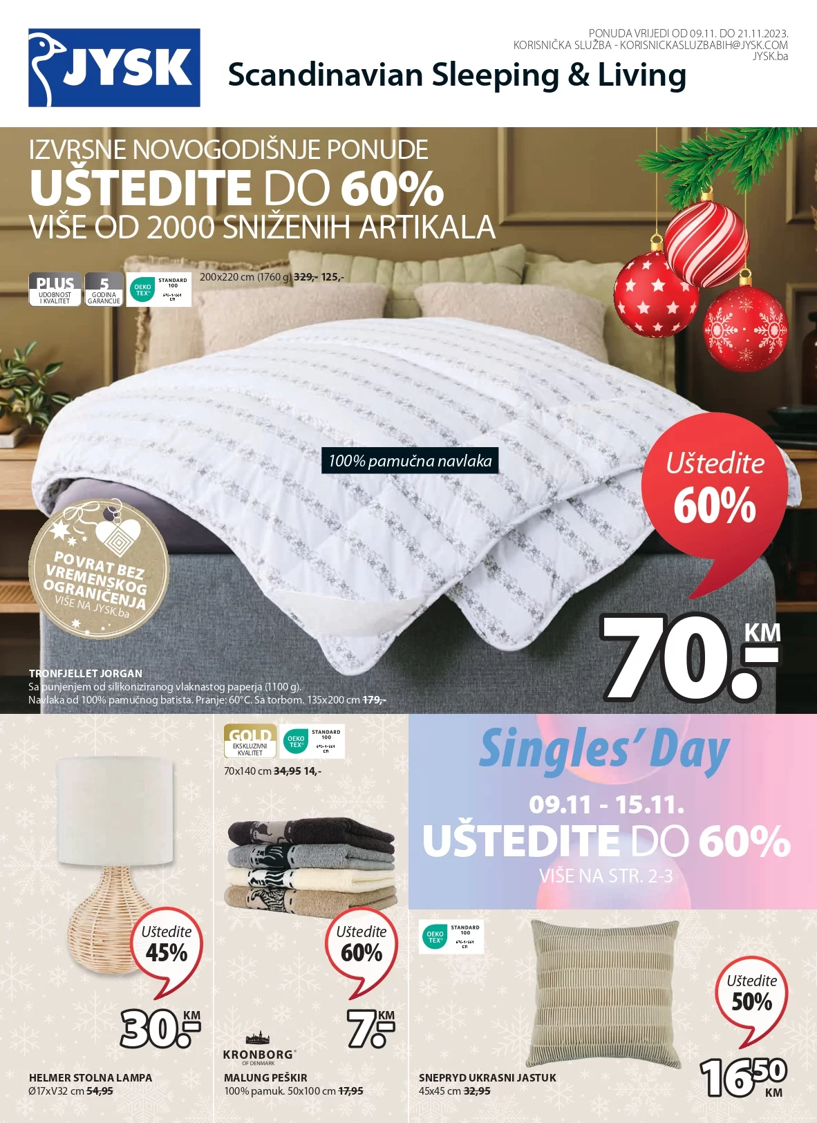 Jysk katalog 9-21.11.2023.