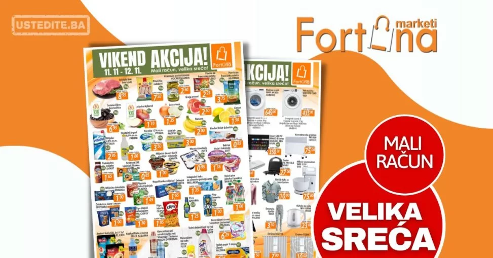 Fortuna vikend akcija 11-12.11.2023.