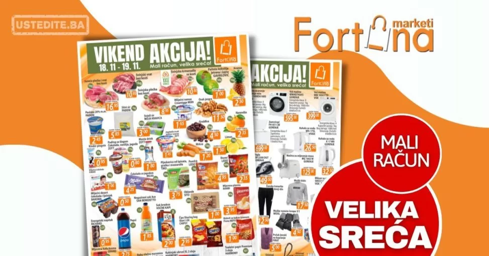 Fortuna vikend akcija 18-19.11.2023.