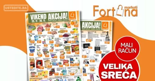 Fortuna vikend akcija 25-26.11.2023.
