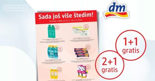 dm GRATIS – Neodoljiva ponuda – akcija do 5.12.2023.