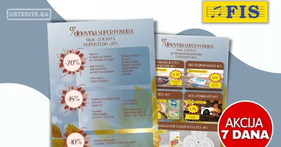 Fis SEDMODNEVNA PONUDA