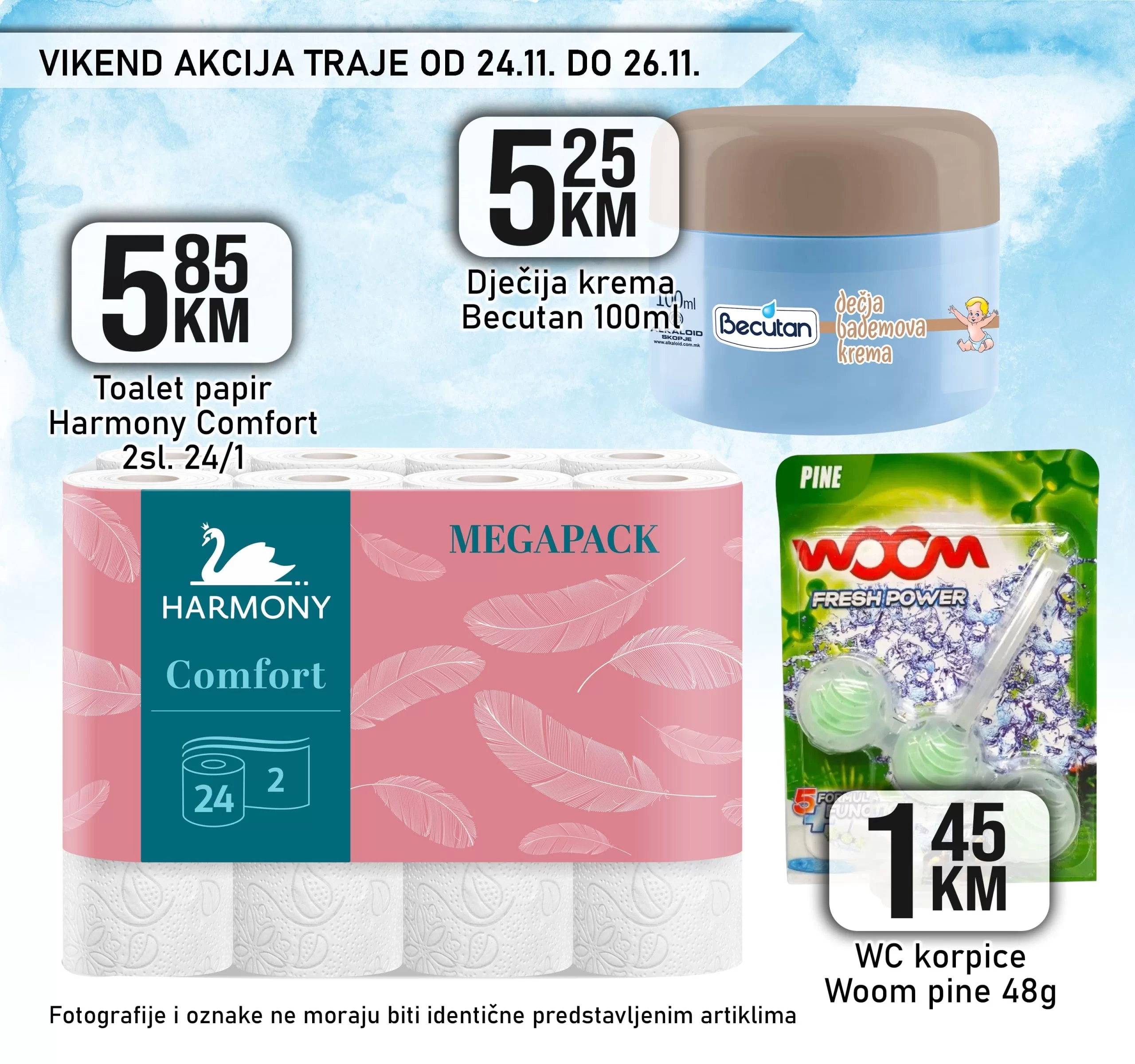 Kort vikend akcija 24-26.11.2023.  