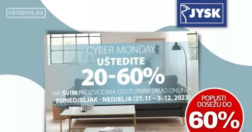 Jysk Cyber Monday 27.11-3.12.2023.