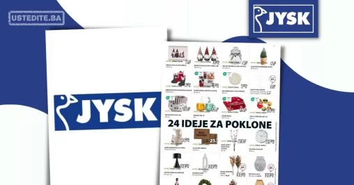 Jysk akcija ⇢24 IDEJE ZA POKLONE - sniženje do 3.12.2023.