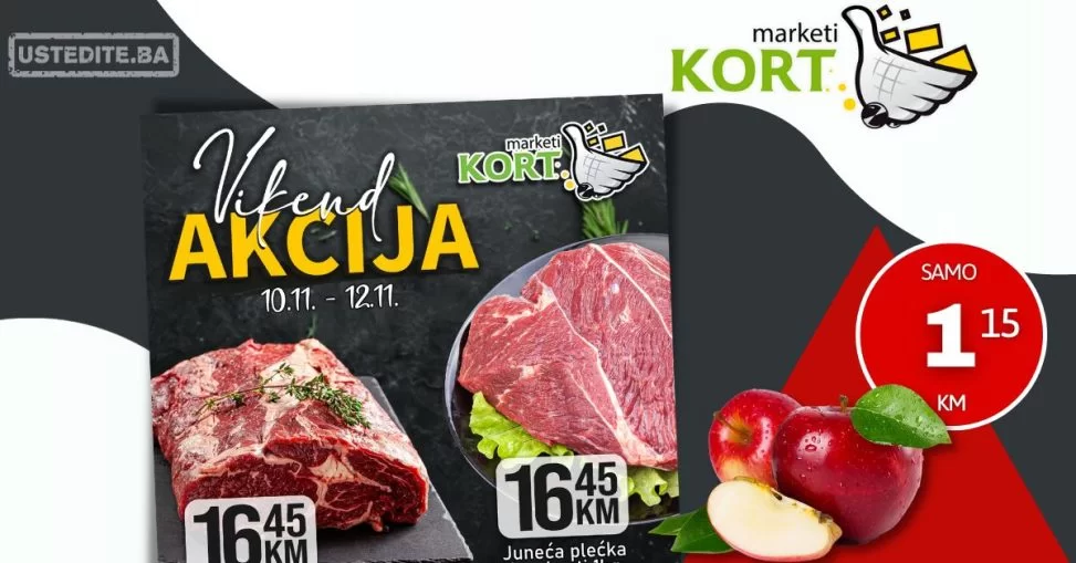 Kort vikend akcija 10-12.11.2023.