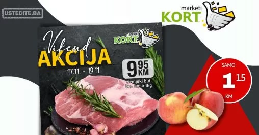 Kort vikend akcija 17-19.11.2023.