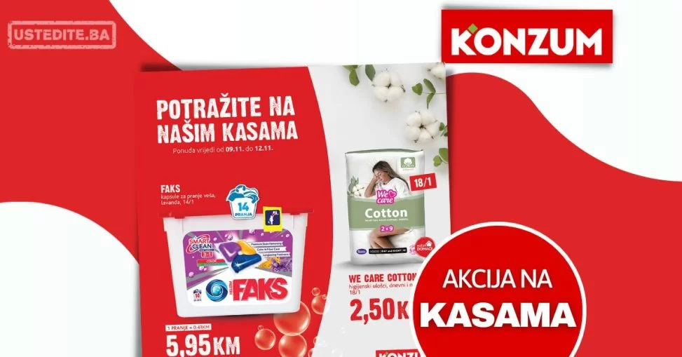 Konzum AKCIJA NA KASAMA
