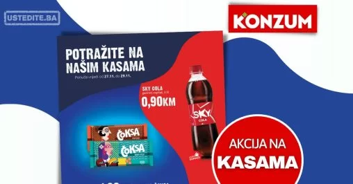 Konzum AKCIJA NA KASAMA