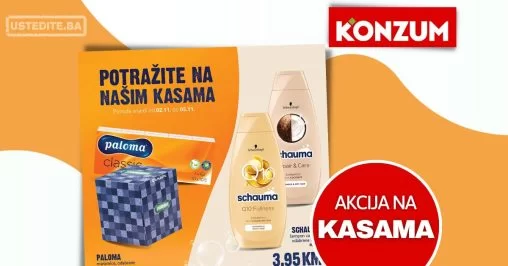 Konzum AKCIJA NA KASAMA