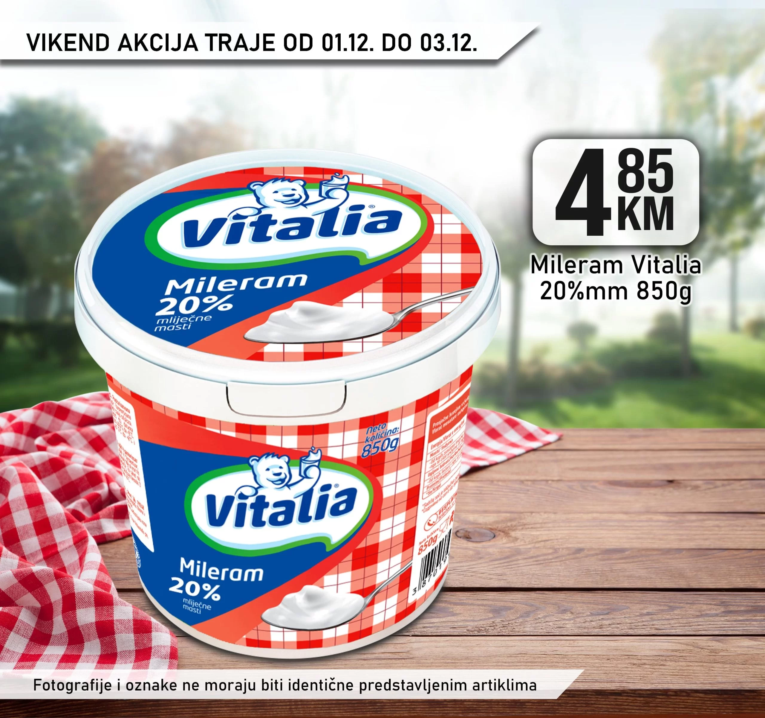 Kort vikend akcija 1-3.12.2023.