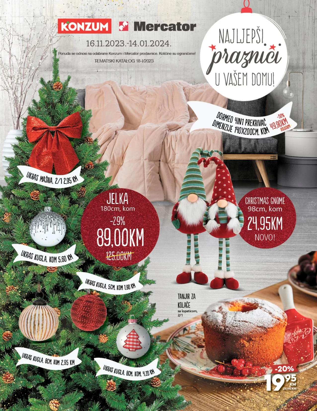 Konzum katalog PRAZNIČNA PONUDA 16.11.2023-14.1.2024.