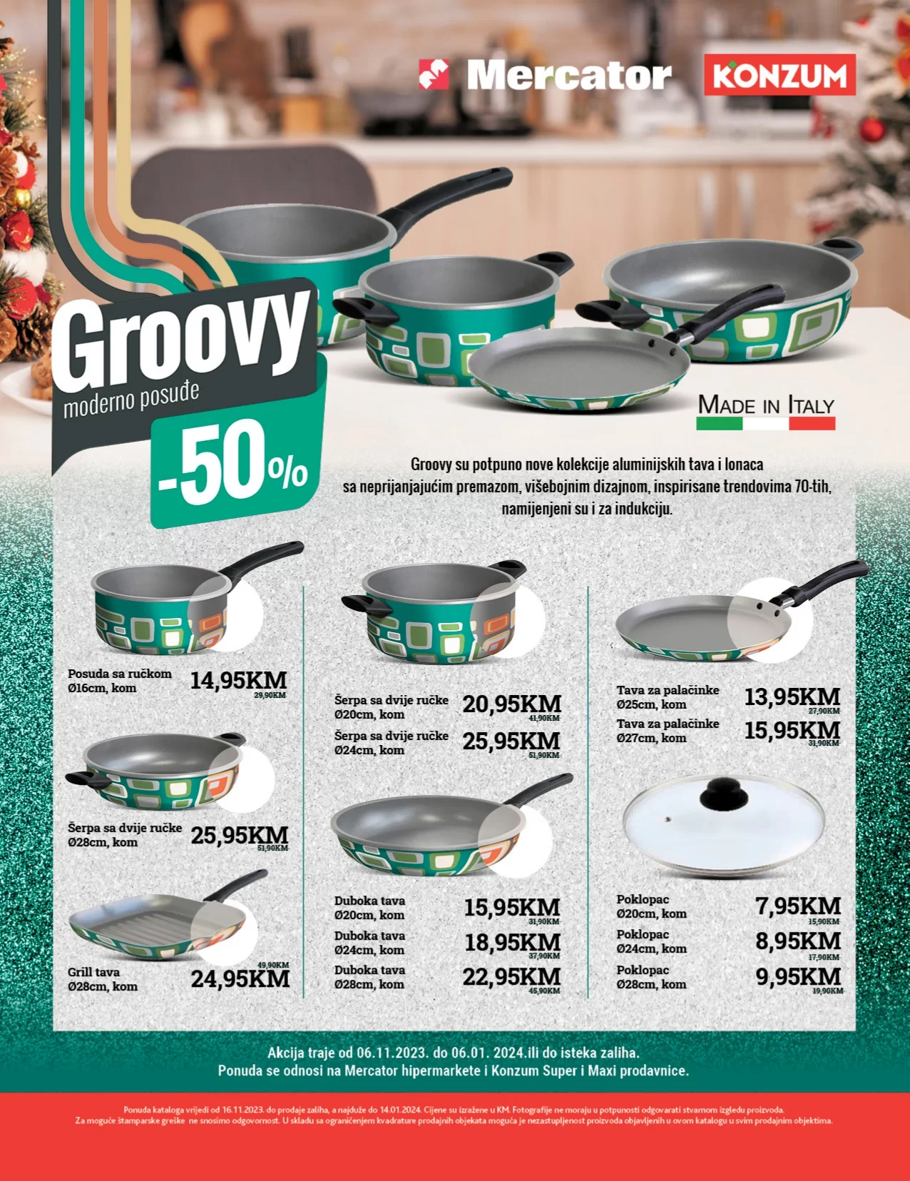 Konzum katalog PRAZNIČNA PONUDA 16.11.2023-14.1.2024.