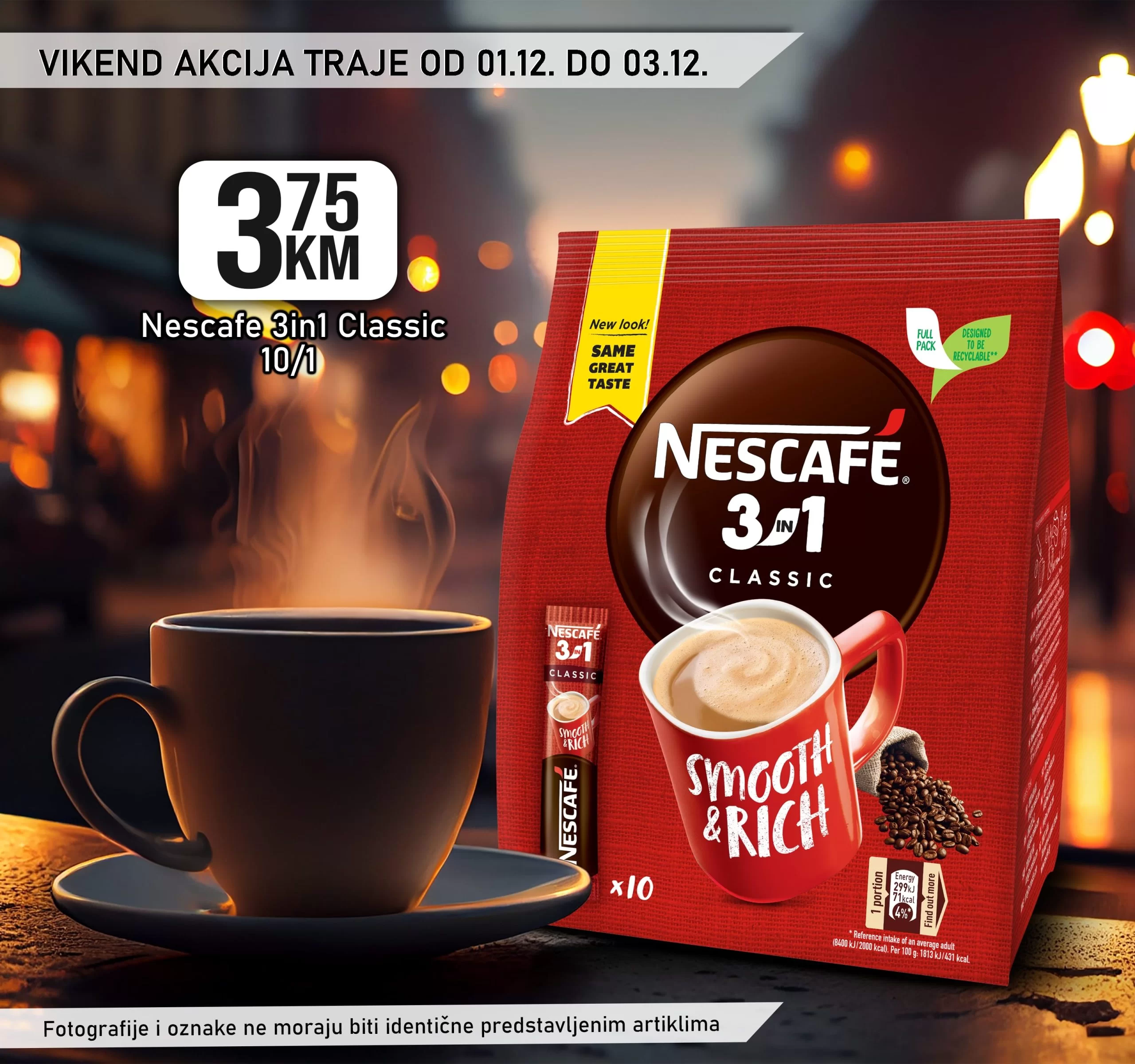 Kort vikend akcija 1-3.12.2023.