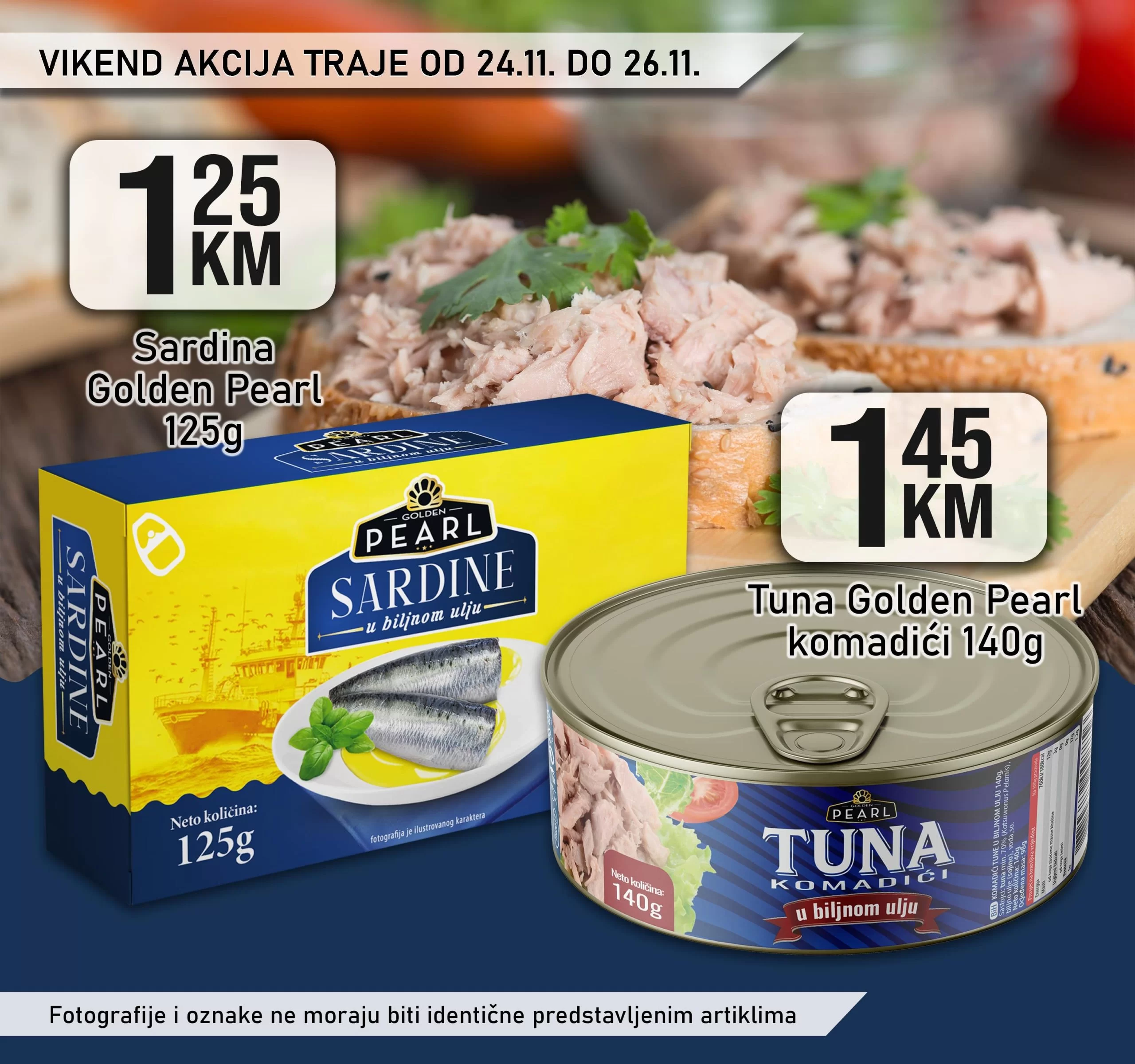 Kort vikend akcija 24-26.11.2023.  