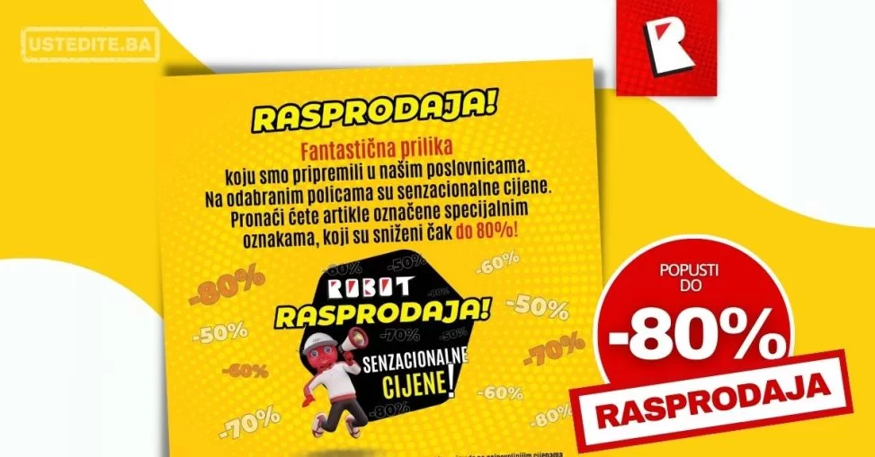 Robot RASPRODAJA SNIŽENJE do 80%