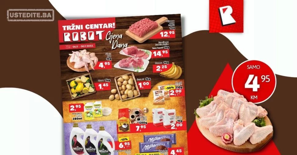 Robot akcija za početak sedmice 6-8.11.2023.