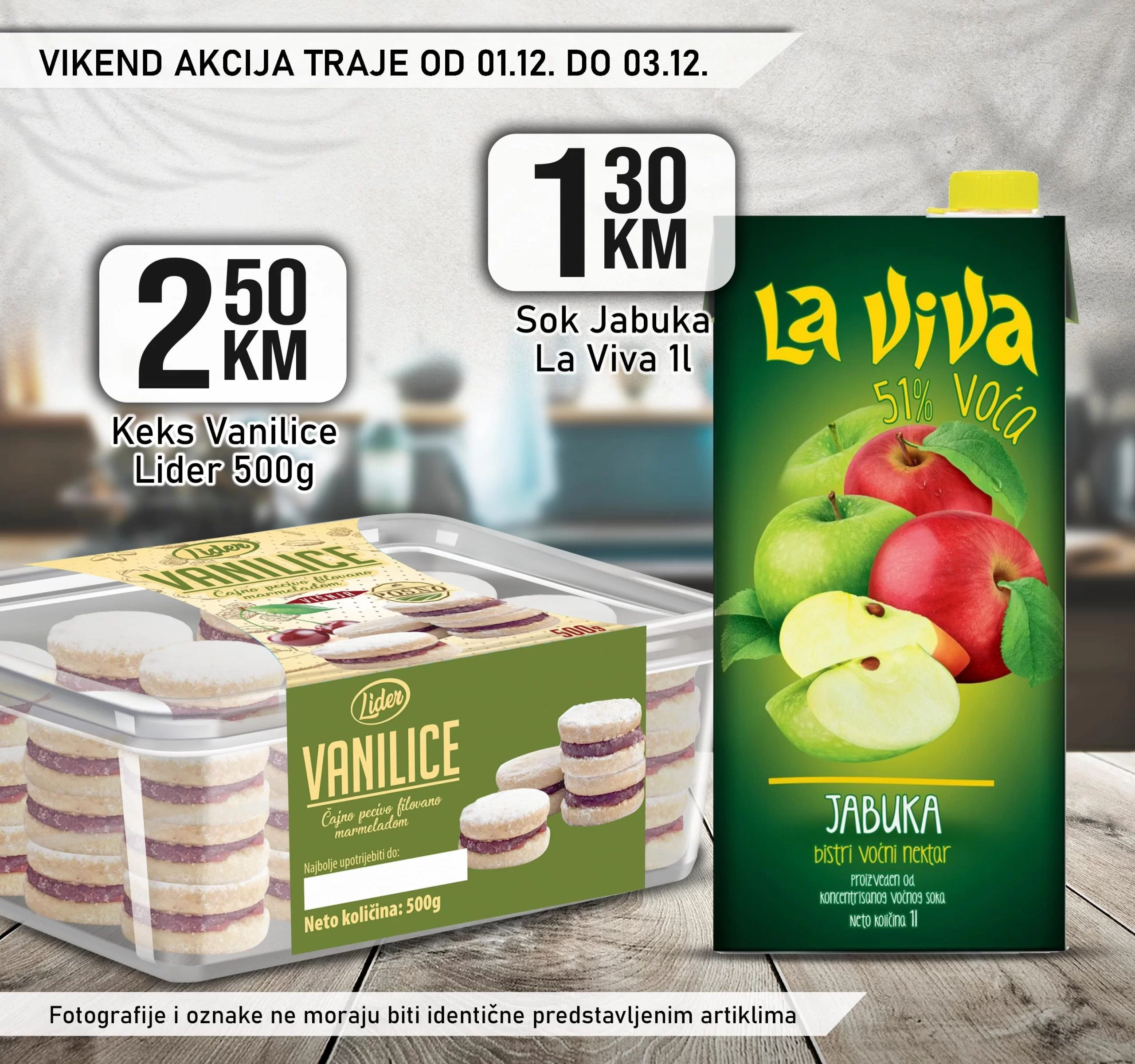 Kort vikend akcija 1-3.12.2023.