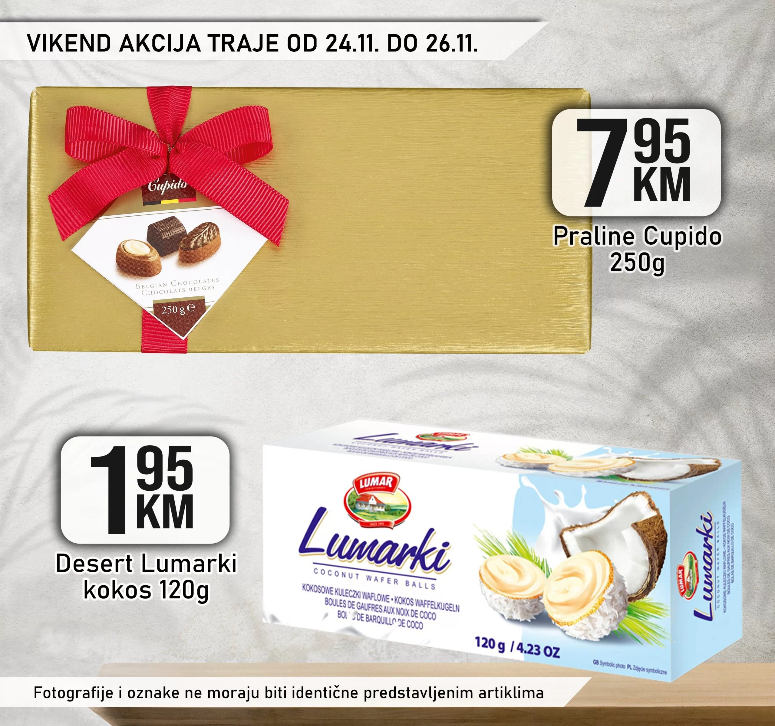 Kort vikend akcija 24-26.11.2023.  