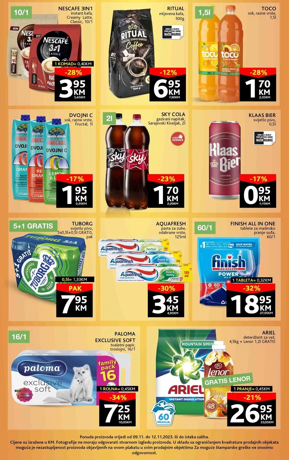 Konzum vikend akcija 9-12.11.2023.