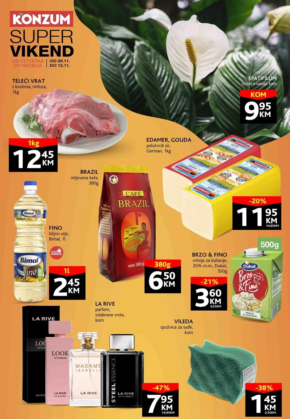 Konzum vikend akcija 9-12.11.2023.