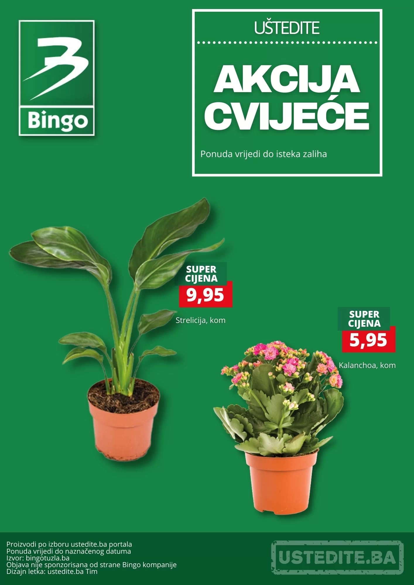 Bingo akcija cvijece