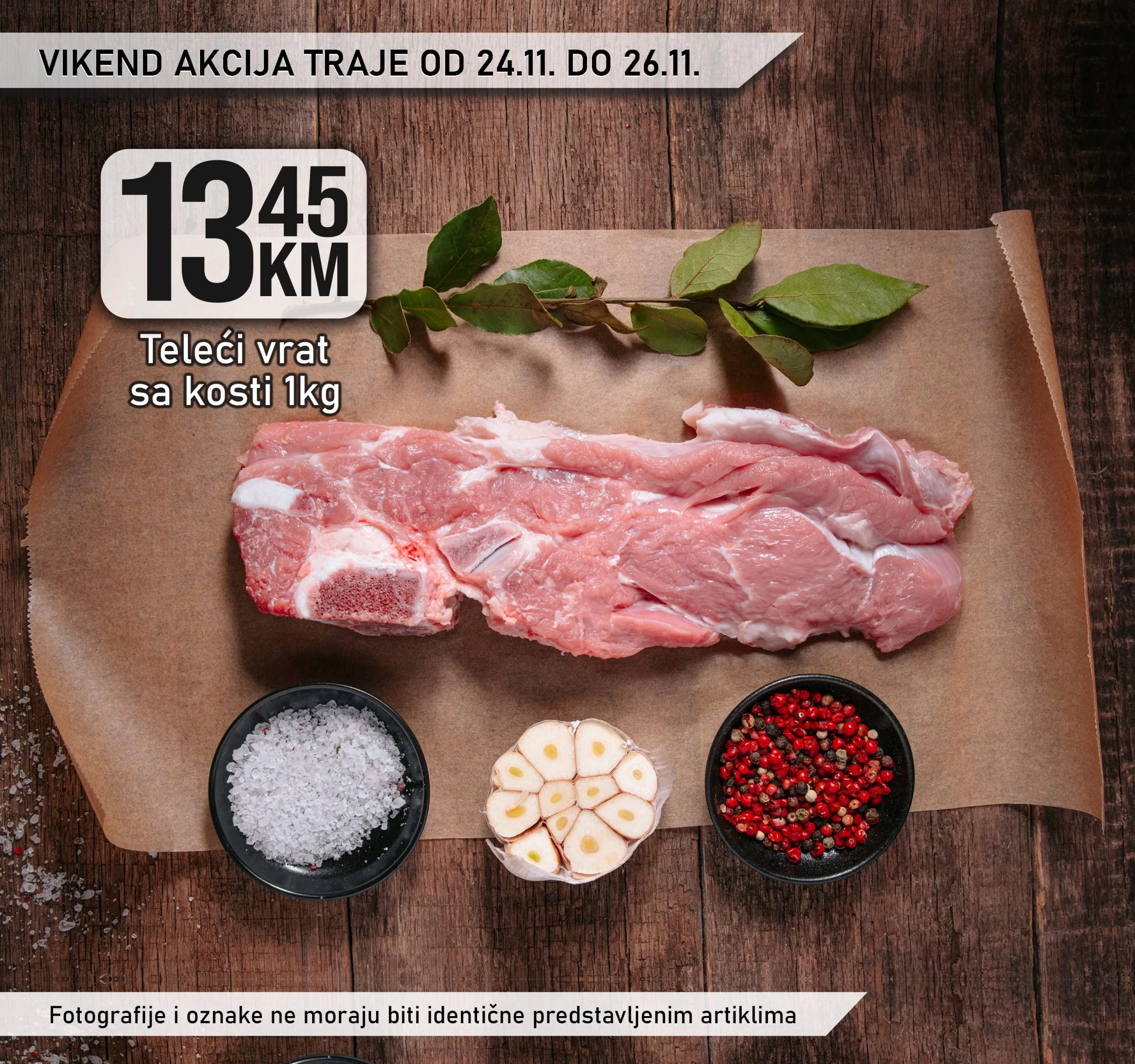 Kort vikend akcija 24-26.11.2023.  