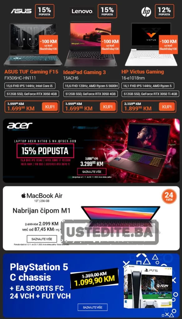 Ekupi BLACK FRIDAY / Ekupi CRNI PETAK