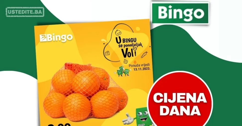 Bingo AKCIJA - CIJENA DANA 13.11.2023.