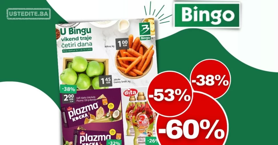Bingo vikend akcija 16-19.11.2023.