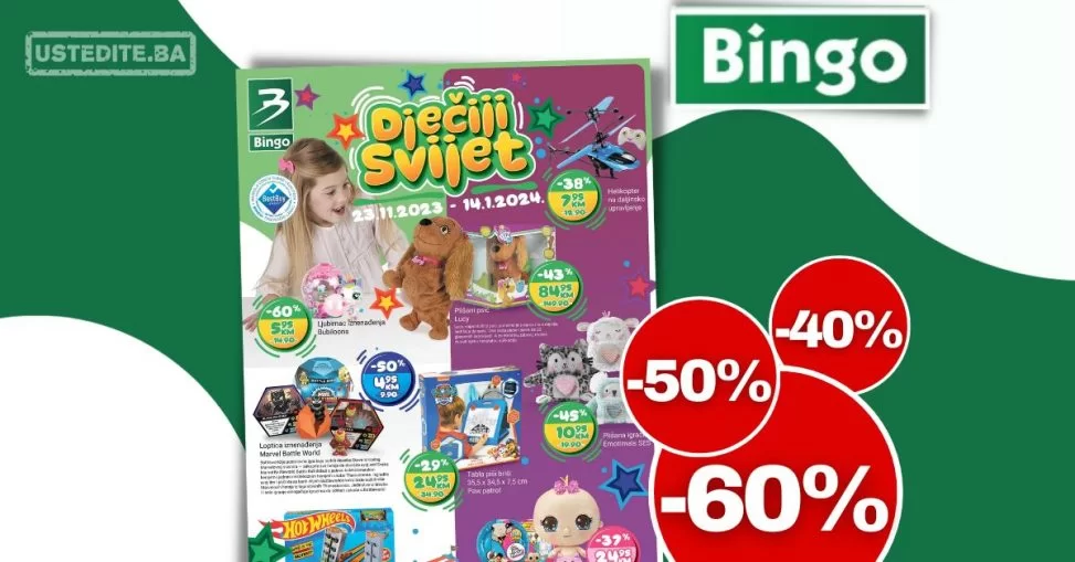 Bingo katalog "Dječiji svijet" 23.11.2023-14.1.2024.