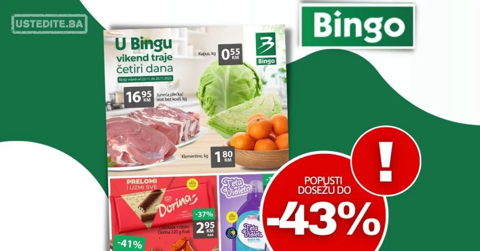 Bingo vikend akcija 23-26.11.2023.