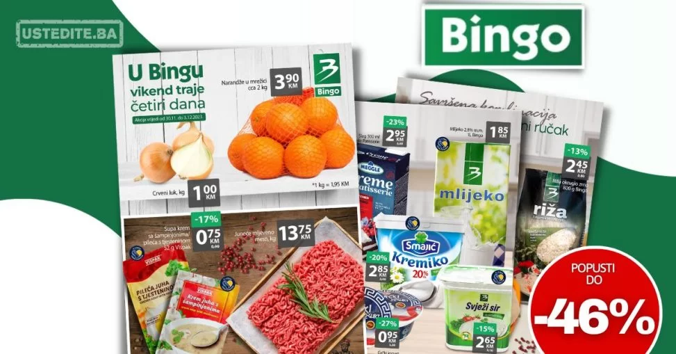 Bingo vikend akcija 30.11-3.12.2023.