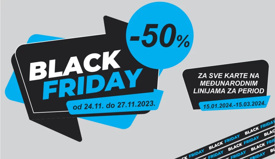 Centrotrans BLACK FRIDAY - Ostvarite 50% popusta na karte!