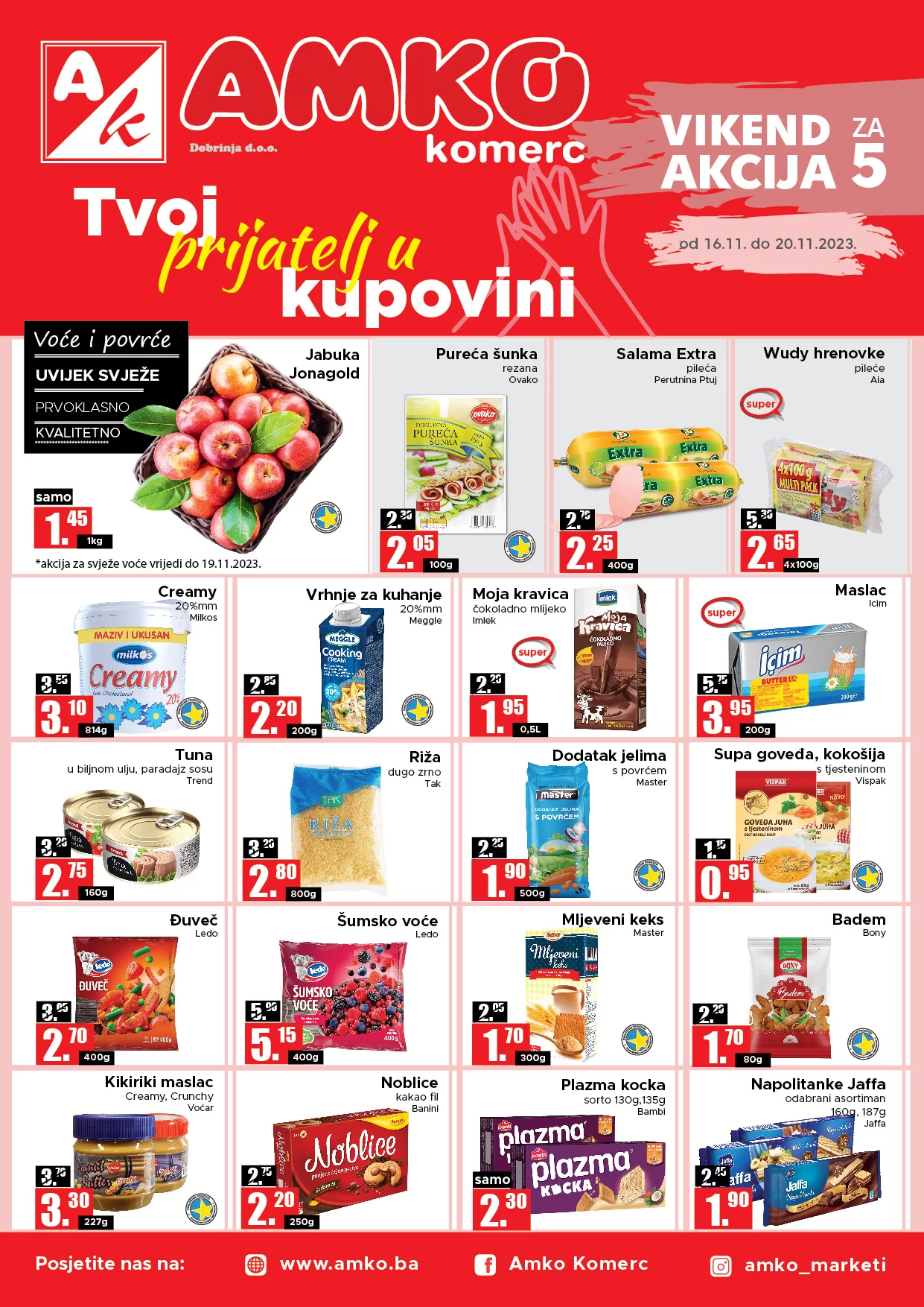 Amko vikend akcija 16-20.11.2023.