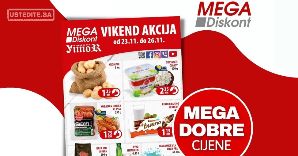 Mega Diskont vikend akcija 23-26.11.2023.