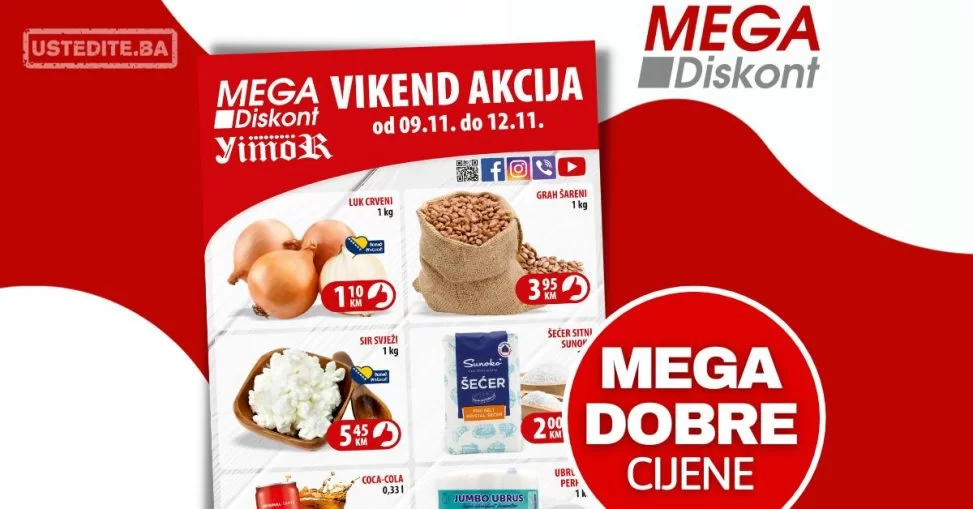 Mega Diskont vikend akcija 9-12.11.2023.