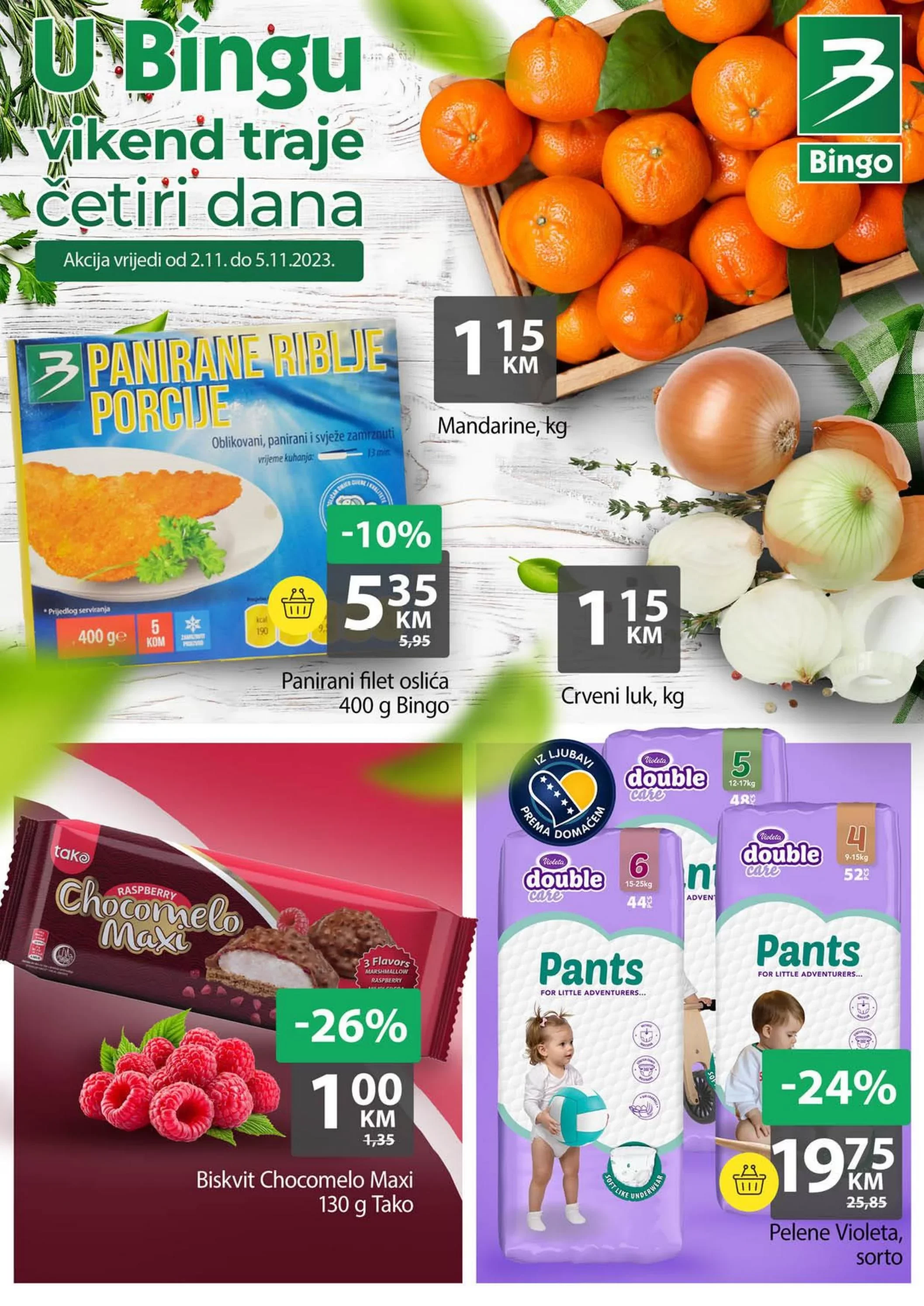 Bingo vikend akcija 2-5.11.2023.