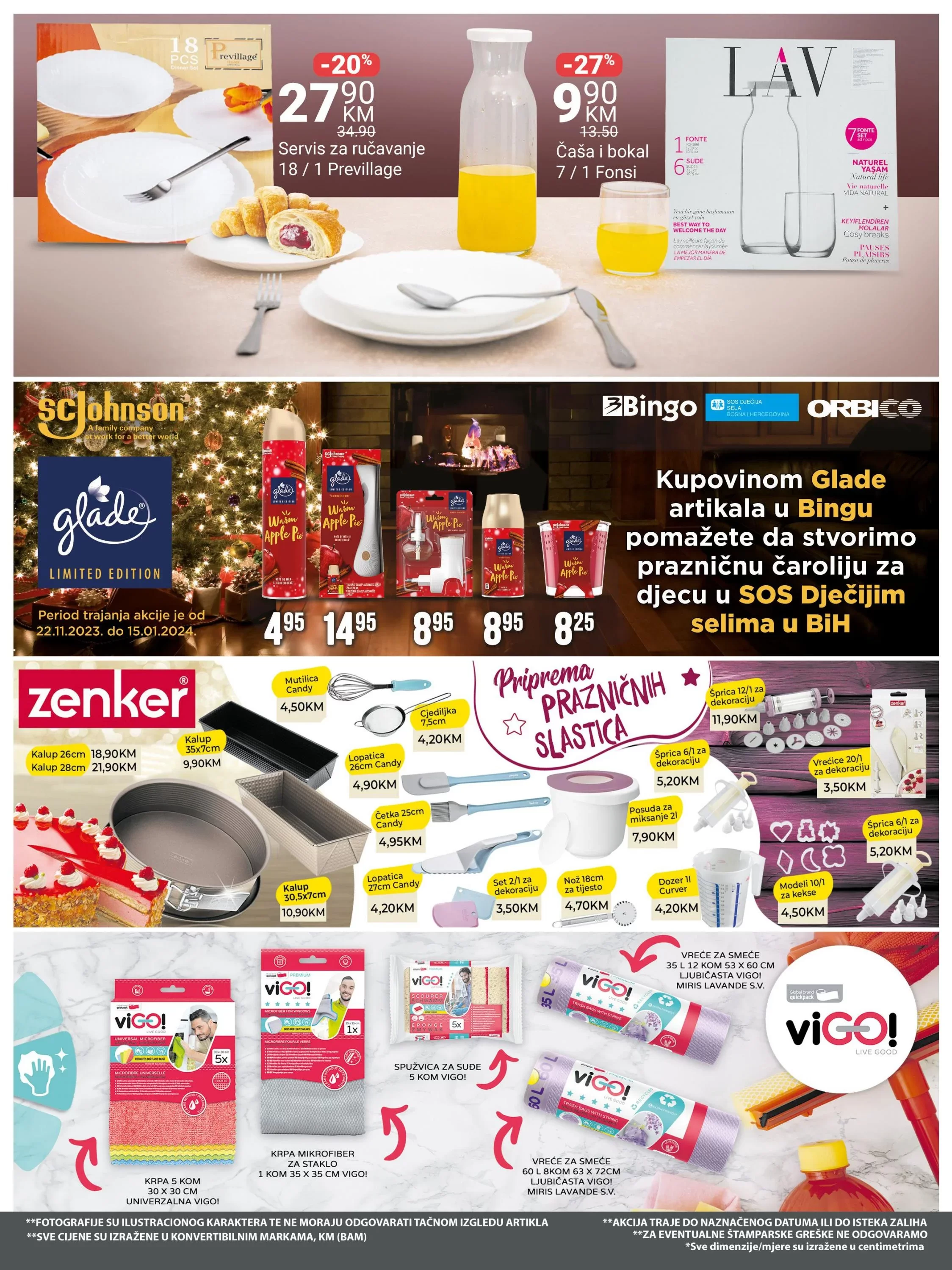 Bingo NAMJEŠTAJ "Sve za dom" - 22.11.2023-8.1.2024.